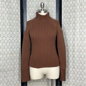Twiggy Zipper Neck and Wrist Sweater